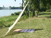 Camping-Freizeit-Sonnensegel (1) 3 x 3 x 2,5 m - sandfarben