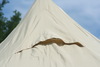 Camping-Freizeit-Sonnensegel (4) Pyramide 4 x 4 m - sandfarben